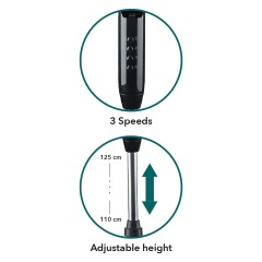 Rohnson R-8115 Ανεμιστήρας Ορθοστάτης 45W Διαμέτρου 40cm